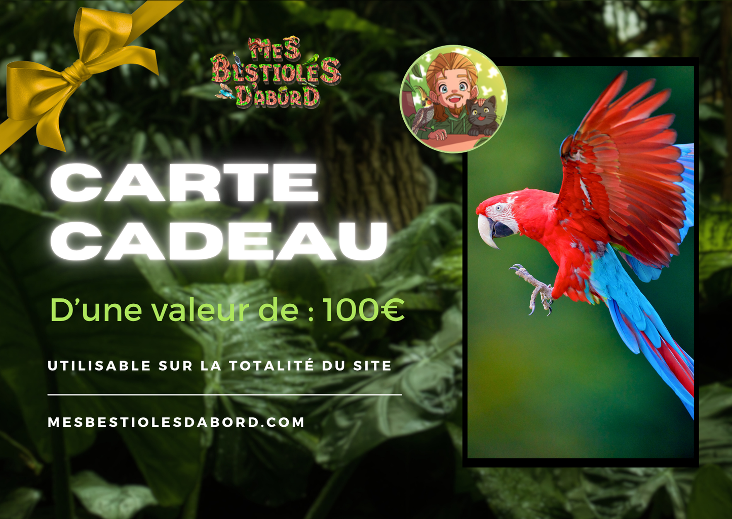 Carte Cadeau – L’idée parfaite pour les passionnés de nature & terrarium