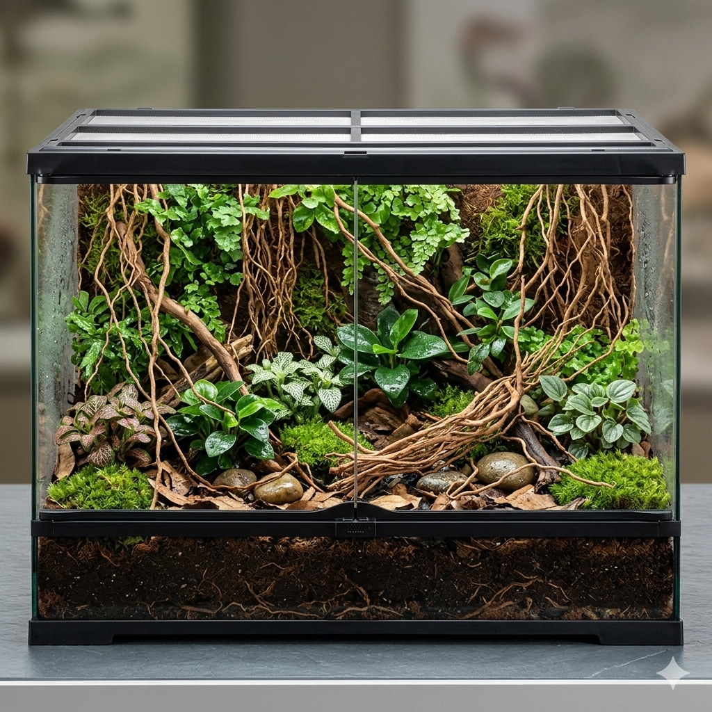 Fagot de Racines Longues Naturelles Aquarium & Terrarium
