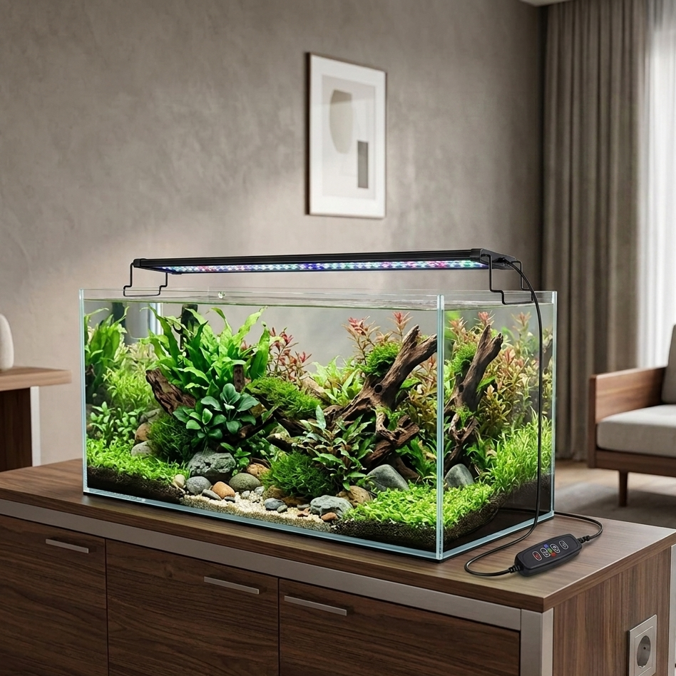 Rampe LED Aquarium 90 cm Extensible jusqu’à 110 cm