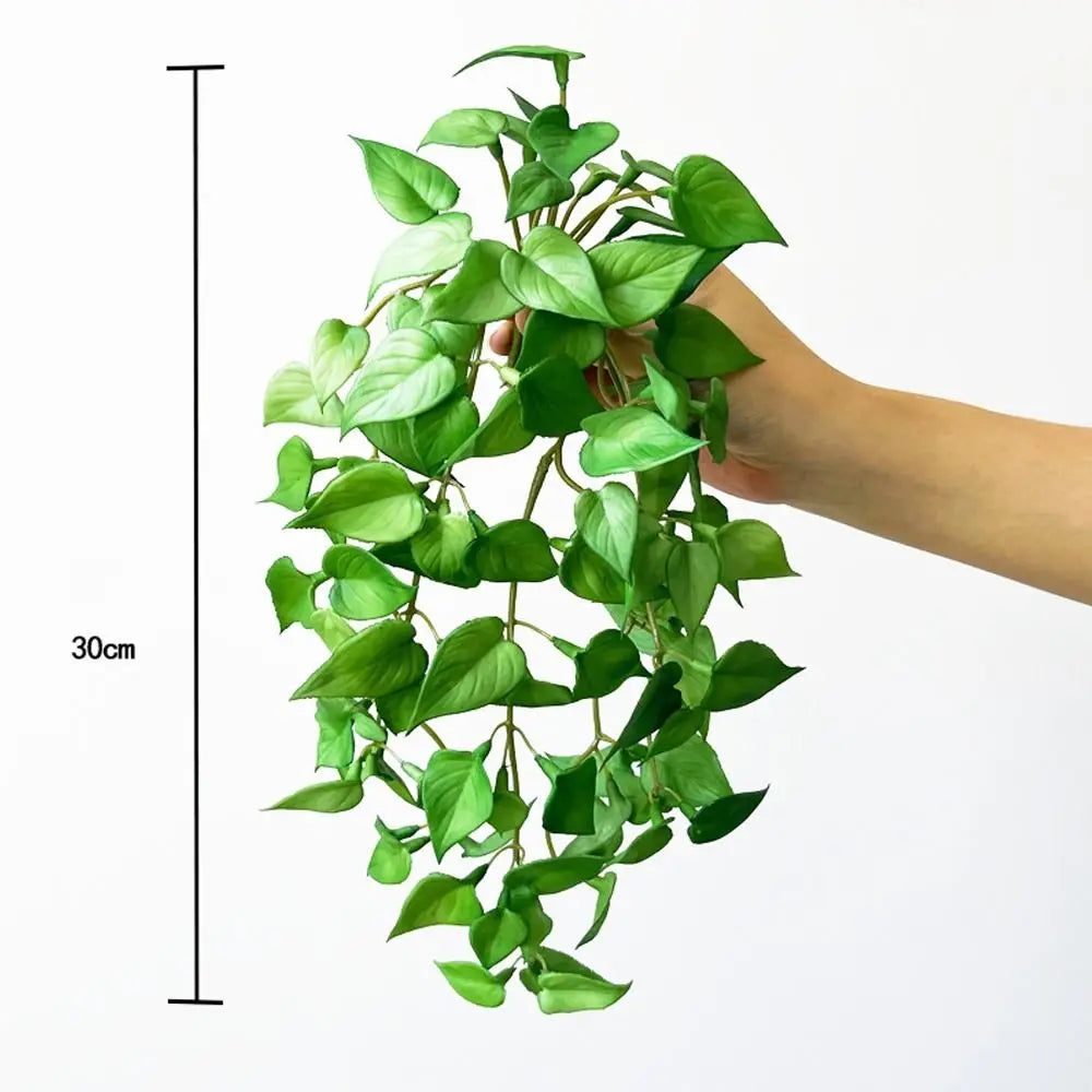 Plante verte artificiel réaliste pour terrarium
