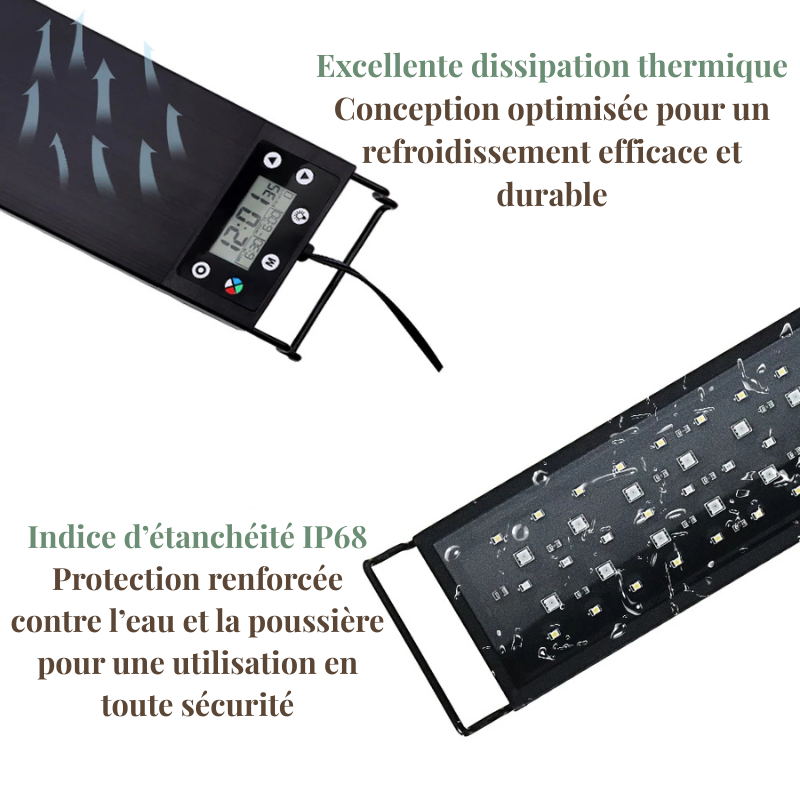 Rampe LED Aquarium ajustable Full Spectrum IP68